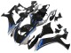 Carenagens Moto Yamaha YZF 1000 R1 2020-2025 - Preto Brilhante Prata Azul