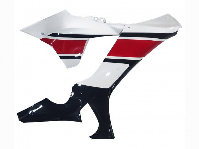 Carenagem Moto Yamaha YZF 1000 R1 2020-2025 - Branco Vermelho Preto Brilhante