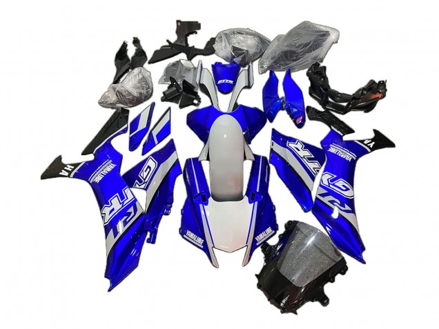 Carenagens Moto Yamaha YZF 1000 R1 2020-2025 - Branco Azul Preto Brilhante GYTR Yamalube