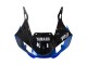 Carenagens Moto Yamaha YZF 600 R6 1998-2002 - Branco Azul Preto Brilhante
