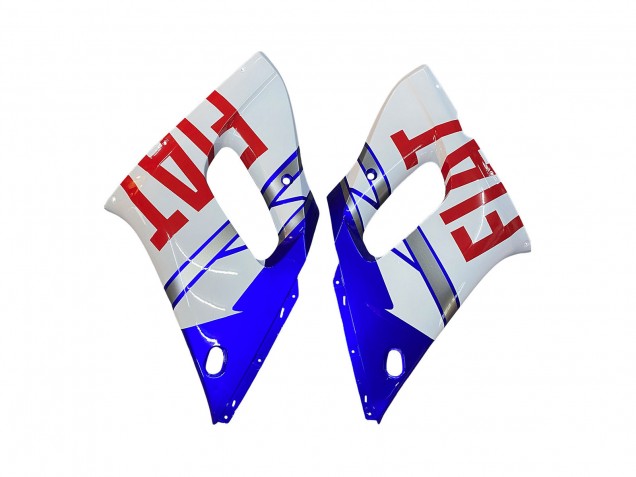 Carenagens Moto Yamaha YZF 600 R6 1998-2002 - Branco Azul Vermelho Fiat 99