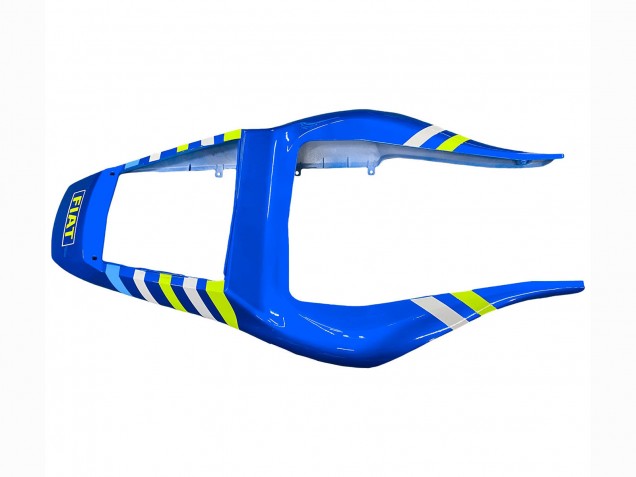 Carenagens Moto Yamaha YZF 600 R6 1998-2002 - Branco Azul Amarelo Néon Fiat Motul Michelin