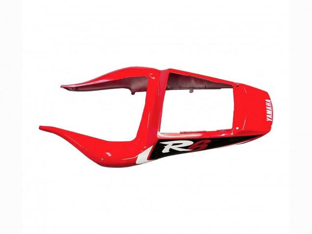 Carenagem Moto Yamaha YZF 600 R6 1998-2002 - Vermelho Branco Preto Brilhante