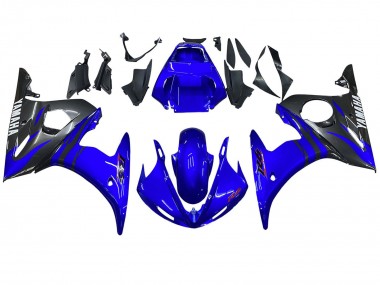 Carenagens Moto Yamaha YZF R6S 2006-2009 - Azul Preto