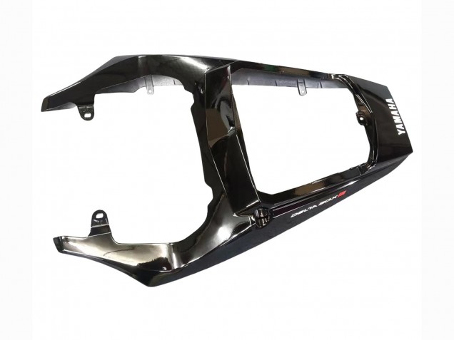 Carenagens Moto Yamaha YZF R6 2003-2004 - Preto Brilhante Preto Fosco Branco Decalques