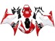 Carenagem Moto Yamaha YZF R6 2003-2004 - Branco Vermelho Preto Brilhante