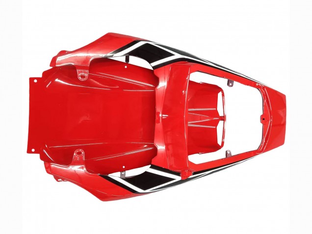 Carenagem Moto Yamaha YZF R6S 2006-2009 - Branco Vermelho Preto Brilhante