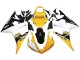 Carenagens Moto Yamaha YZF R6S 2006-2009 - Amarelo Branco Preto Brilhante
