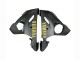 Carenagens Moto Yamaha YZF R6 2003-2004 - Cinzento Fosco Preto Fosco Ouro Decalques