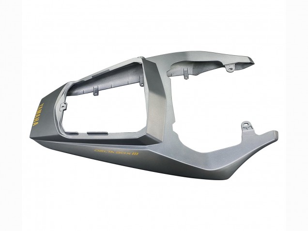 Carenagens Moto Yamaha YZF R6S 2006-2009 - Cinzento Fosco Preto Fosco Ouro Decalques