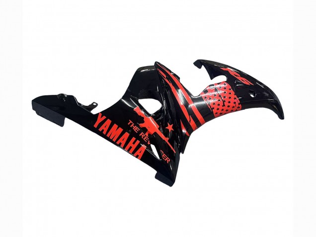 Carenagem Moto Yamaha YZF R6S 2006-2009 - Preto Brilhante Vermelho