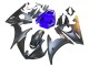 Carenagens Moto Yamaha YZF R6S 2006-2009 - Azul Preto Fosco