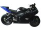 Carenagens Moto Yamaha YZF R6S 2006-2009 - Azul Preto Fosco