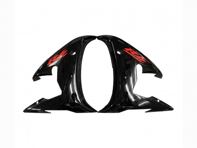 Carenagens Moto Yamaha YZF R6S 2006-2009 - Preto Brilhante Vermelho
