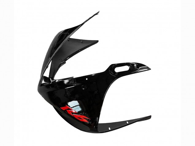 Carenagens Moto Yamaha YZF R6S 2006-2009 - Preto Brilhante Vermelho