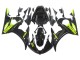 Carenagens Moto Yamaha YZF R6 2003-2004 - Preto Brilhante Amarelo Néon