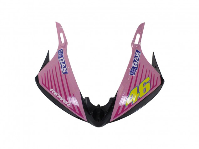 Carenagens Moto Yamaha YZF R6S 2006-2009 - Amarelo Rosa Preto Brilhante Rossi Repsol 46