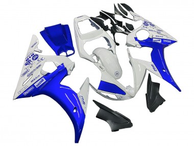 Carenagens Moto Yamaha YZF R6S 2006-2009 - Branco Azul GYTR