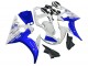 Carenagens Moto Yamaha YZF R6S 2006-2009 - Branco Azul GYTR