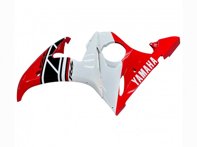 Carenagens Moto Yamaha YZF R6S 2006-2009 - Vermelho Branco Preto