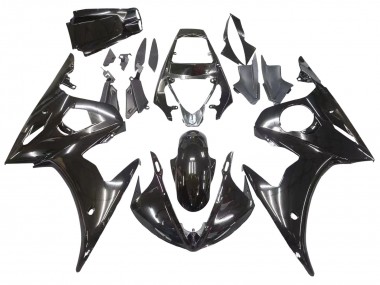 Carenagens Moto Yamaha YZF R6 2003-2004 - Preto Brilhante