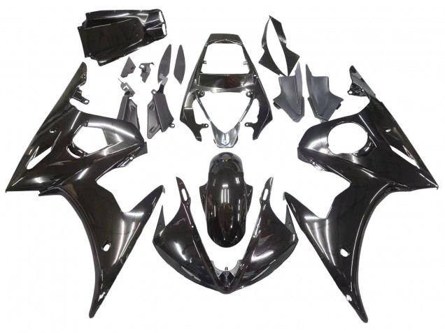 Carenagens Moto Yamaha YZF R6S 2006-2009 - Preto Brilhante