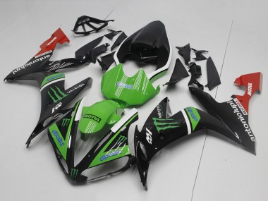 Carenagens Moto Yamaha YZF R1 2004-2006 - Preto Brilhante Branco Vermelho Verde Monstro