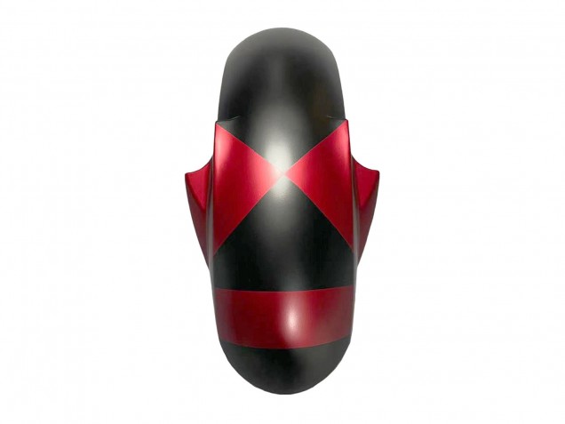 Carenagens Moto Yamaha YZF 600 R6 2005 - Preto Fosco Vermelho Geometric