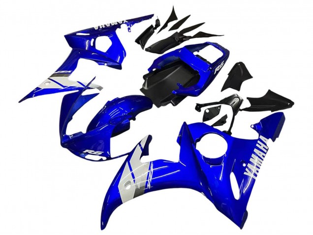 Carenagem Moto Yamaha YZF 600 R6 2005 - Azul Branco