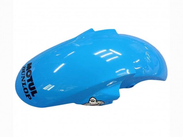 Carenagens Moto Yamaha YZF 600 R6 2005 - Azul Claro Branco Verde Vermelho Kastinee Dunlop Motul