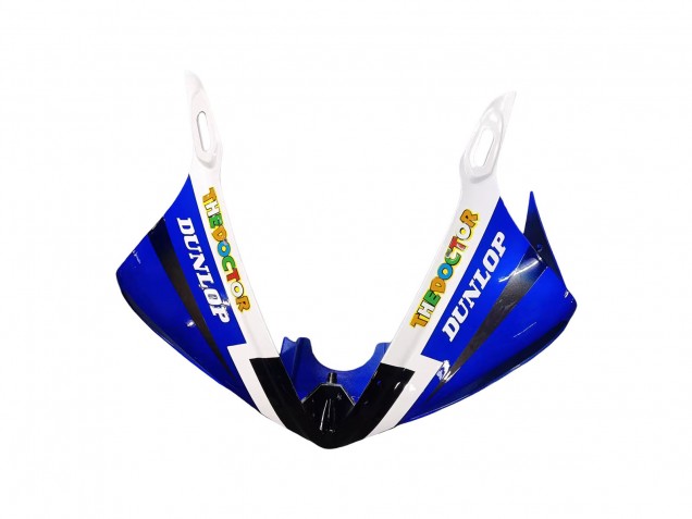 Carenagens Moto Yamaha YZF 600 R6 2005 - Branco Azul Dunlop Fiat Motul