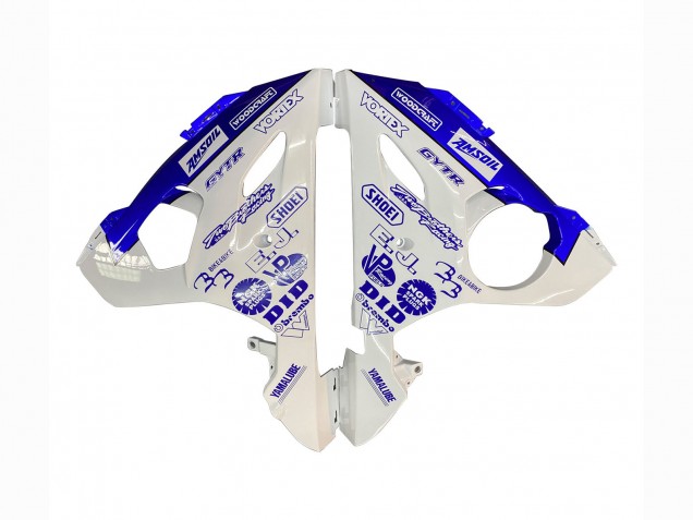 Carenagens Moto Yamaha YZF 600 R6 2005 - Branco Azul Yamalube
