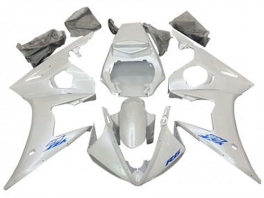 Carenagens Moto Yamaha YZF 600 R6 2005 - Branco Azul