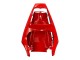 Carenagens Moto Yamaha YZF 600 R6 2005 - Vermelho Branco Preto Brilhante