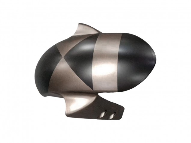 Carenagens Moto Yamaha YZF 600 R6 2005 - Preto Fosco Cinzento Geometric