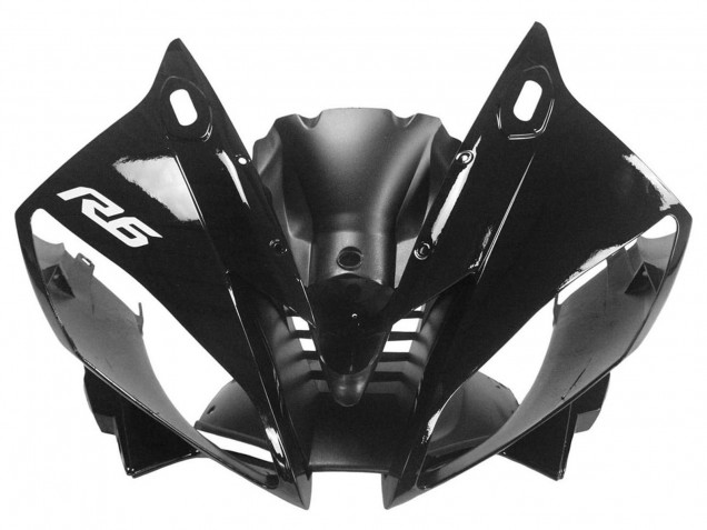 Carenagens Moto Yamaha YZF 600 R6 2006-2007 - Azul Preto Brilhante