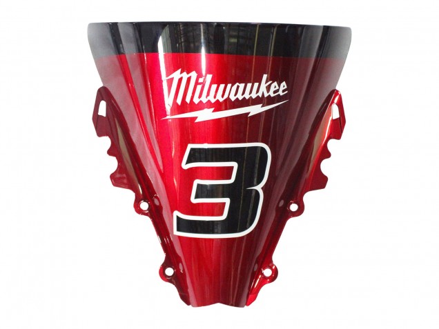 Carenagens Moto Yamaha YZF 600 R6 2006-2007 - Branco Vermelho Preto Verde Monstro Milwaukee