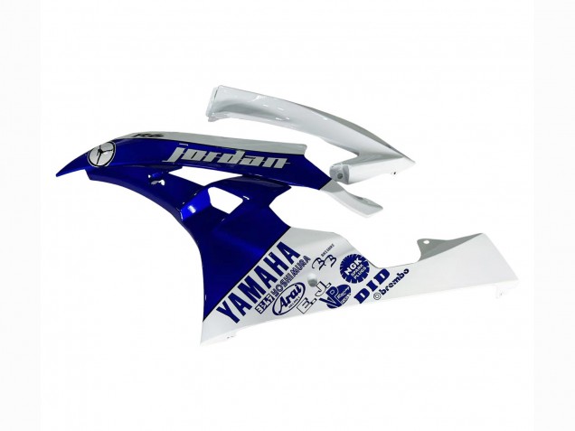 Carenagens Moto Yamaha YZF 600 R6 2006-2007 - Branco Azul Jordan