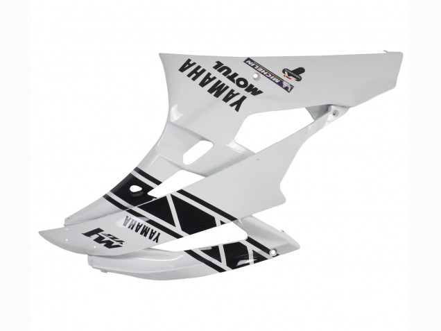 Carenagens Moto Yamaha YZF 600 R6 2006-2007 - Branco Preto Brilhante Motul Michelin