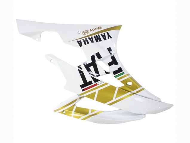 Carenagens Moto Yamaha YZF 600 R6 2006-2007 - Branco Ouro Preto Fiat