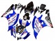 Carenagens Moto Yamaha YZF 600 R6 2006-2007 - Branco Azul Preto Fimer Volvo Yamalube Sterilgarda