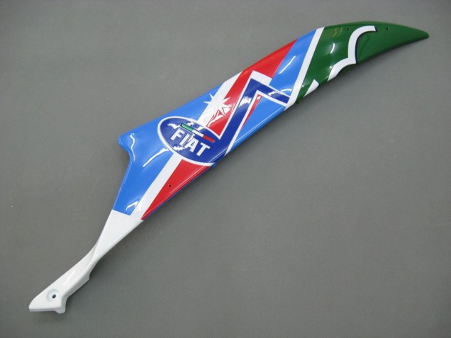 Carenagens Moto Yamaha YZF 600 R6 2006-2007 - Azul Verde Branco Vermelho Dunlop Michelin Motul