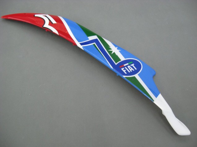 Carenagens Moto Yamaha YZF 600 R6 2006-2007 - Azul Verde Branco Vermelho Dunlop Michelin Motul