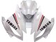 Carenagens Moto Yamaha YZF 600 R6 2006-2007 - Branco Vermelho Preto Motul