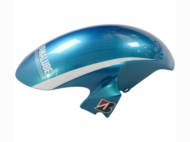 Carenagens Moto Yamaha YZF 600 R6 2006-2007 - Branco Azul Preto Semakin Didepan ENEOS