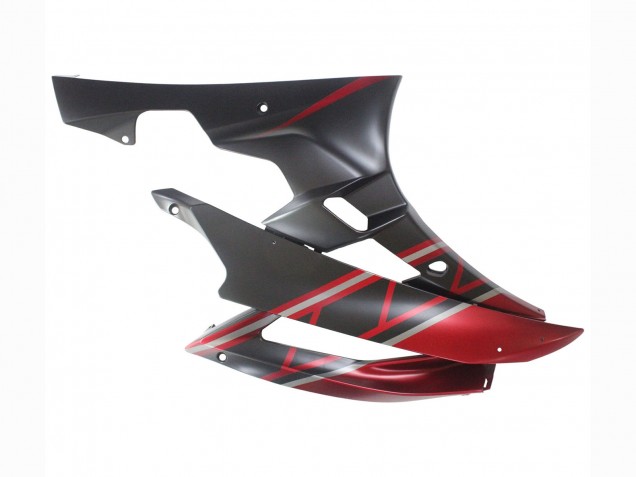 Carenagens Moto Yamaha YZF 600 R6 2006-2007 - Vermelho Preto Fosco