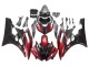 Carenagens Moto Yamaha YZF 600 R6 2006-2007 - Vermelho Preto Fosco