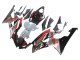 Carenagens Moto Yamaha YZF 600 R6 2008-2016 - Prata Preto Vermelho Tubarão 4