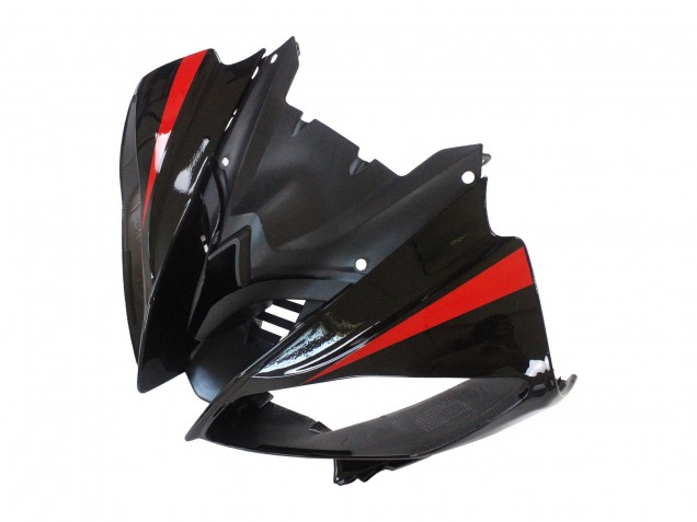 Carenagens Moto Yamaha YZF 600 R6 2008-2016 - Prata Preto Vermelho Tubarão 4