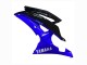 Carenagens Moto Yamaha YZF 600 R6 2008-2016 - Azul Preto Brilhante